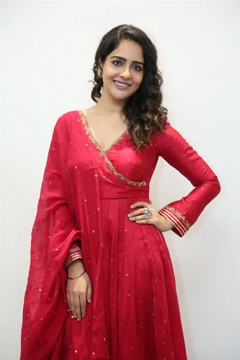 Malvi Malhotra at Tiragabadara Saami Movie Interview